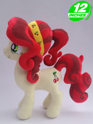 Size: 416x555 | Tagged: safe, artist:onlyfactory, derpibooru import, cherry jubilee, bootleg, irl, photo, plushie, solo