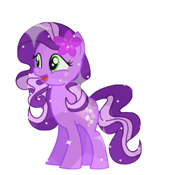 Size: 731x731 | Tagged: safe, artist:itoruna-the-platypus, artist:lovableponies, derpibooru import, wysteria, crystal pony, pony, g3, g3 to g4, generation leap, solo