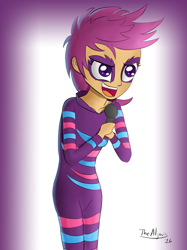 Size: 800x1067 | Tagged: safe, artist:thealjavis, scootaloo, equestria girls, show stopper outfits, solo