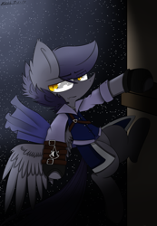 Size: 2469x3568 | Tagged: safe, artist:scootaloocuteness, derpibooru import, oc, oc only, bat pony, pony, assassin's creed, solo