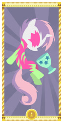 Size: 400x775 | Tagged: safe, artist:janeesper, derpibooru import, sweetie belle, cup, jack of hearts, page of cups, tarot card