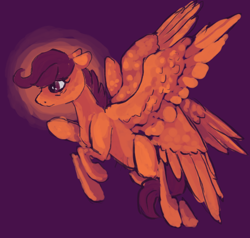 Size: 1710x1626 | Tagged: safe, artist:weepysheep, derpibooru import, scootaloo, seraph, halo, multiple wings, six wings, solo