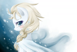 Size: 1800x1200 | Tagged: safe, artist:paulina-ap, elsa, frozen (movie), ponified, solo