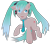 Size: 1224x1080 | Tagged: safe, artist:johnshowes, derpibooru import, hatsune miku, ponified, solo, vocaloid