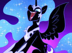 Size: 770x568 | Tagged: safe, artist:pixel-prism, derpibooru import, nightmare moon, alicorn, pony, female, gradient background, mare, solo