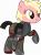 Size: 4000x5460 | Tagged: safe, artist:incognito-i, derpibooru import, oc, oc only, oc:strawberry lemonade, earth pony, pony, fallout equestria, applejack's rangers, armor, grin, power armor, raised hoof, simple background, smiling, solo, steel ranger, transparent background, vector