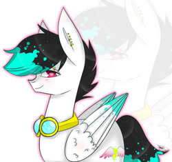 Size: 625x587 | Tagged: safe, artist:sheeppiss, derpibooru import, oc, oc only, pegasus, pony, art trade, solo