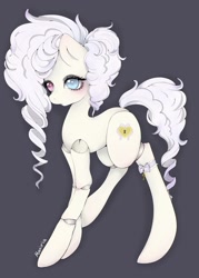 Size: 755x1057 | Tagged: safe, artist:maxiria, derpibooru import, oc, oc only, earth pony, pony, ball jointed doll, doll, heterochromia, solo