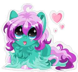 Size: 476x437 | Tagged: safe, artist:mlpdarksparx, derpibooru import, oc, oc only, adoptable, fluffy, heart, solo