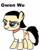 Size: 6736x8223 | Tagged: artist needed, safe, derpibooru import, absurd resolution, gwen wu, ponified, solo, the mighty b