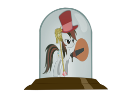 Size: 1600x1200 | Tagged: safe, artist:mlp-jolt, oc, oc only, borderlands, borderlands 2, cane, hat, mad moxxi, megaphone, meme, pony in a bottle, recolor, top hat