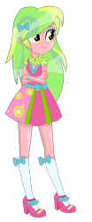 Size: 241x581 | Tagged: safe, artist:elita-loonka, lemon zest, equestria girls, friendship games, alternate universe