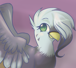 Size: 1024x918 | Tagged: safe, artist:albinothrash, derpibooru import, oc, oc only, griffon, solo