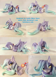 Size: 800x1094 | Tagged: safe, artist:aachi-chan, derpibooru import, oc, oc only, oc:lucid dreams, bat pony, pegasus, pony, figurine, sculpture