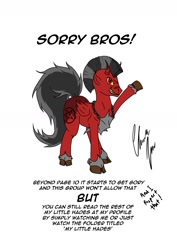 Size: 1299x1831 | Tagged: safe, artist:dark-rivals, derpibooru import, oc, oc only, demon, bosniak, text