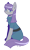 Size: 422x706 | Tagged: safe, artist:daikaluff, maud pie, earth pony, pony, clothes, female, gray coat, mare, purple mane, solo