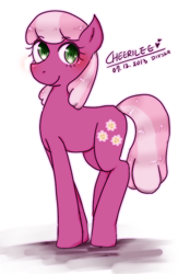 Size: 418x600 | Tagged: safe, artist:divided-s, cheerilee, earth pony, pony, female, mare, pixiv, solo