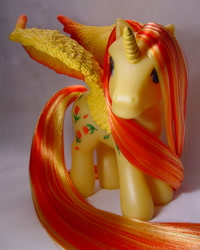 Size: 550x686 | Tagged: safe, artist:woosie, alicorn, pony, g3, custom, irl, photo, toy