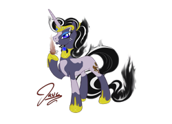 Size: 864x623 | Tagged: safe, artist:halcyon noctem, derpibooru import, oc, oc only, oc:java bean, oc:nightmare java, coffee, corrupted, nightmare, solo