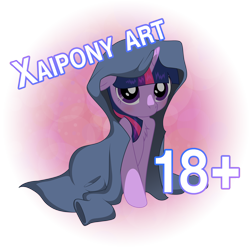 Size: 2000x2000 | Tagged: safe, artist:fluffyxai, twilight sparkle, blanket, chest fluff, cute, explicit source, header, looking at you, solo