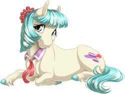 Size: 1613x1209 | Tagged: safe, artist:kittehkatbar, derpibooru import, coco pommel, realistic, simple background, solo, transparent background, unshorn fetlocks