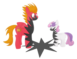 Size: 400x308 | Tagged: safe, derpibooru import, sweetie belle, oc, kaboom, simple background, transparent background