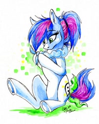 Size: 722x900 | Tagged: safe, artist:donika-schovina, derpibooru import, oc, oc only, solo, underhoof