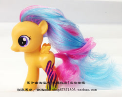 Size: 460x368 | Tagged: safe, derpibooru import, scootaloo, brushable, irl, photo, prototype, solo, taobao, toy, wild rainbow