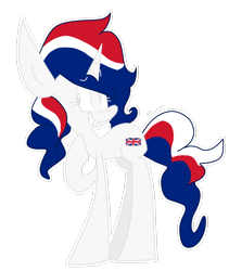 Size: 1024x1215 | Tagged: safe, artist:dizzee-toaster, derpibooru import, oc, oc only, britain, nation ponies, solo, union jack