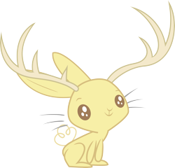 Size: 6261x6000 | Tagged: safe, artist:decimix, absurd resolution, animal, antlers, jackalope, simple background, solo, transparent background, vector