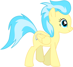 Size: 2682x2465 | Tagged: safe, artist:leapingriver, misty fly, the best night ever, cute, happy, simple background, smiling, solo, transparent background, vector, walking, wonderbolts