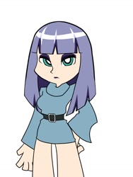 Size: 774x1032 | Tagged: safe, artist:shrusxaiken, maud pie, human, clothes, humanized, light skin, panty and stocking with garterbelt, solo