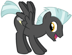 Size: 858x656 | Tagged: safe, artist:dreamcasterpegasus, thunderlane, pegasus, pony, male, simple background, solo, stallion, transparent background