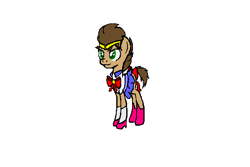 Size: 600x400 | Tagged: safe, artist:gallifreyanequine, derpibooru import, doctor whooves, ms paint, sailor moon, sailor scout, sailor uniform, solo