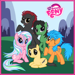 Size: 800x800 | Tagged: safe, derpibooru import, coco (toriko), koumatsu, ponified, sunny (toriko), toriko, zebra (toriko)