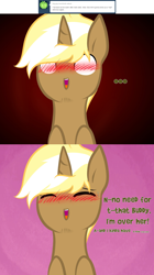 Size: 1280x2280 | Tagged: safe, artist:suenden-hund, trenderhoof, ..., ask, blushing, comic, crush, implied gay, implied shipping, nervous, solo, trenderhoof replies, trendermac, tumblr