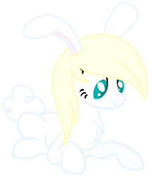 Size: 442x514 | Tagged: safe, artist:sky-winds, oc, oc only, oc:briar, hybrid, rabbit, solo