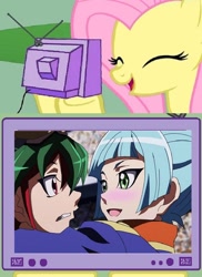 Size: 674x924 | Tagged: safe, derpibooru import, exploitable meme, meme, obligatory pony, sakaki yuya, shiunin sora, tv meme, yu-gi-oh!, yugioh arc v