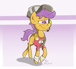 Size: 870x787 | Tagged: safe, artist:trace-101, scootaloo, crossover, scout, scoutaloo, solo, team fortress 2