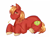 Size: 1068x800 | Tagged: safe, artist:tomoe-chi, derpibooru import, big macintosh, earth pony, pony, male, solo, stallion, straw, unshorn fetlocks