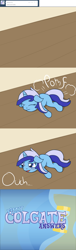 Size: 1280x4212 | Tagged: safe, artist:captainbritish, derpibooru import, minuette, ask, colgate answers, comic, filly, solo, tumblr