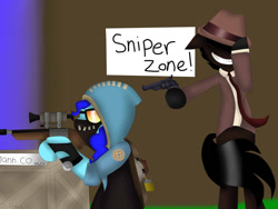 Size: 1024x768 | Tagged: safe, oc, oc only, pony, sniper, spy, team fortress 2