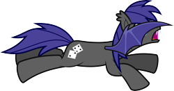 Size: 12206x6400 | Tagged: safe, artist:parclytaxel, derpibooru import, oc, oc only, oc:au hasard, bat pony, pony, .svg available, absurd resolution, echolocation, flying, male, simple background, solo, stallion, transparent background, vector, wing hands