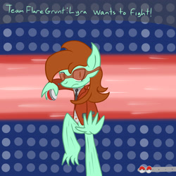 Size: 3000x3000 | Tagged: safe, artist:bigmackintosh, oc, oc only, oc:seapony lyra, nightmare night, pokémon, team flare