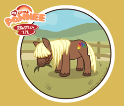 Size: 720x620 | Tagged: safe, artist:raichu288, li'l sebastian, nbc, parks and recreation, solo