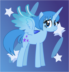 Size: 1192x1248 | Tagged: safe, artist:itoruna-the-platypus, alicorn, pony, lapis lazuli (steven universe), ponified, solo, steven universe, vector