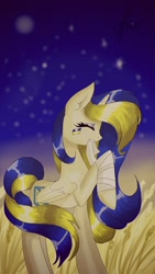 Size: 720x1280 | Tagged: safe, artist:xjenn9, derpibooru import, oc, oc:ukraine, nation ponies, solo, ukraine