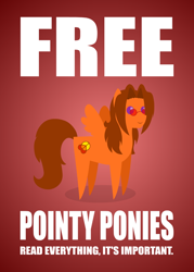 Size: 500x700 | Tagged: safe, artist:aha-mccoy, oc, oc only, oc:aha mclovin, pegasus, pony, glasses, gradient background, male, pointy ponies, solo, stallion