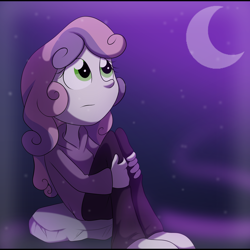 Size: 4000x4000 | Tagged: safe, artist:fj-c, sweetie belle, equestria girls, for whom the sweetie belle toils, clothes, solo, sweater