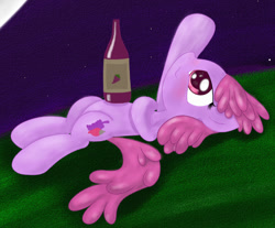 Size: 905x751 | Tagged: safe, artist:springveil, berry punch, berryshine, earth pony, pony, female, mare, solo